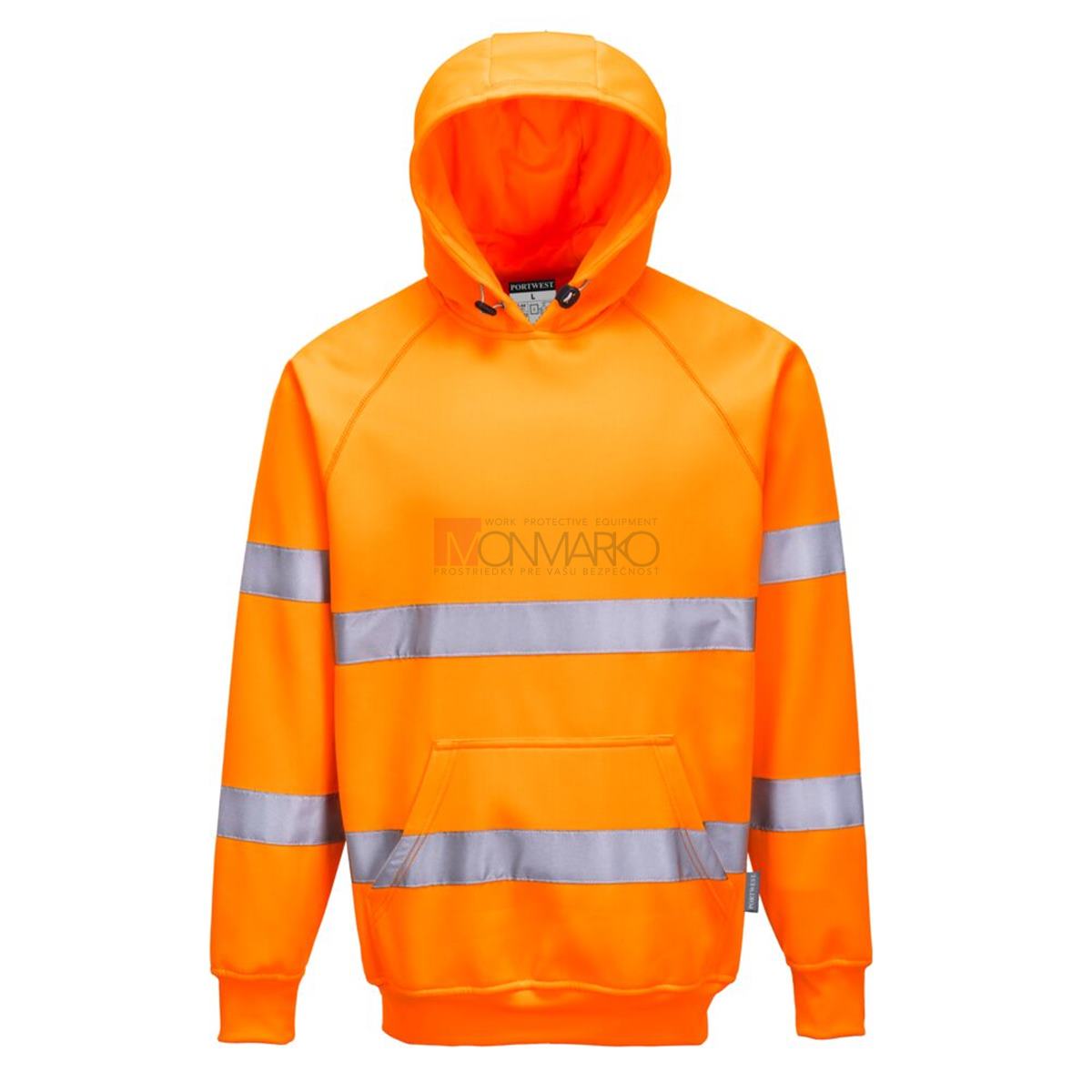 Mikina s kapucňou Hi-Vis - rôzne farby