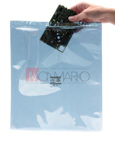 ESD tieniaci sáčok 76µ, 76x127mm