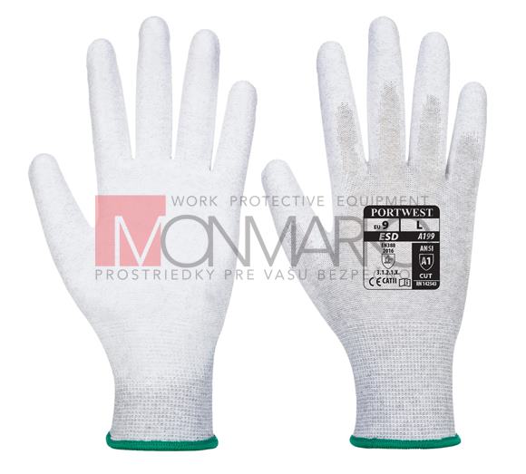  Rukavice antistatické PU Palm