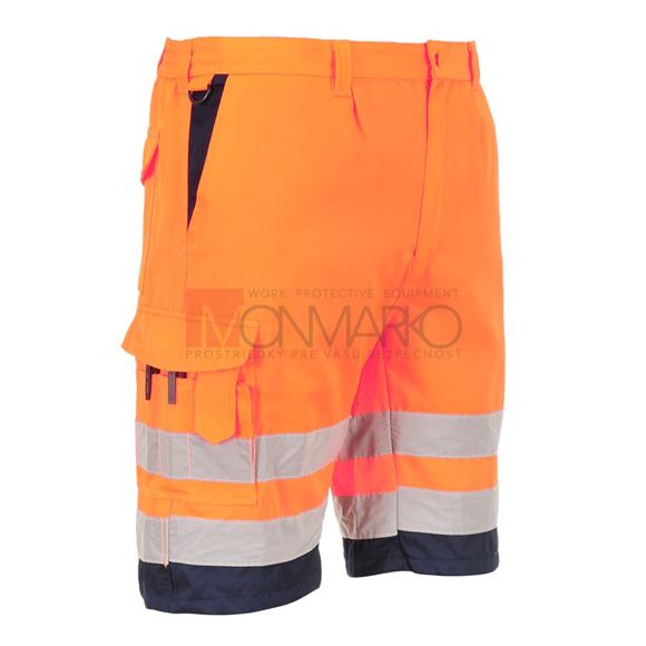 Hi-Vis ľahké polybavlnené šortky - rôzne farby