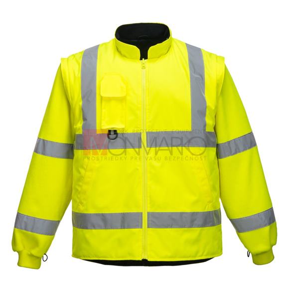 7 v 1 Reflexná vetrovka Hi-Vis Traffic