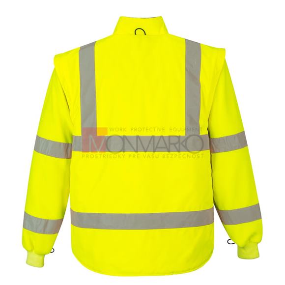 7 v 1 Reflexná vetrovka Hi-Vis Traffic