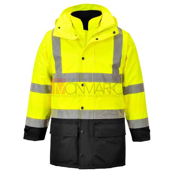 5 v 1 Vetrovka Hi-Vis Executive - rôzne farby