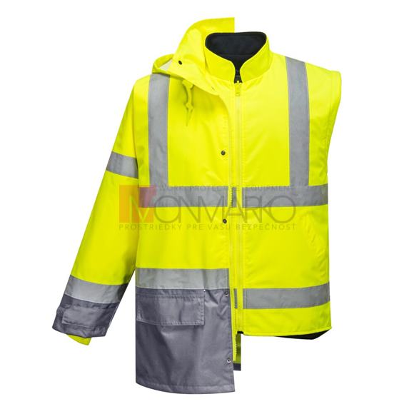 5 v 1 Vetrovka Hi-Vis Executive - rôzne farby