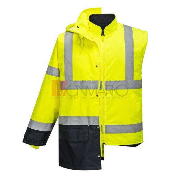 5 v 1 Vetrovka Hi-Vis Executive - rôzne farby