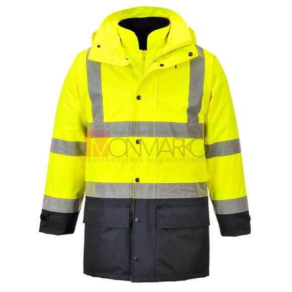 5 v 1 Vetrovka Hi-Vis Executive - rôzne farby