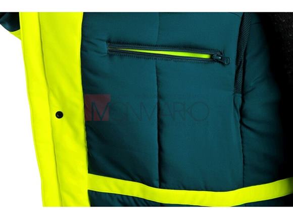 Softshell bunda BEDFORD 2v1, výstražná