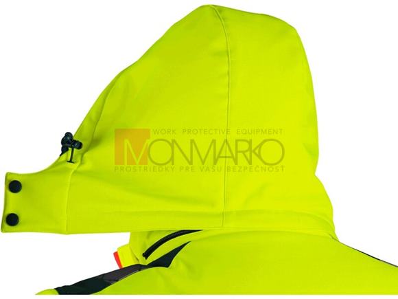 Softshell bunda BEDFORD 2v1, výstražná