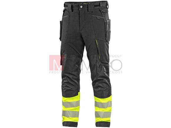 Nohavice NAOS - HI-VIS čierno - žlté