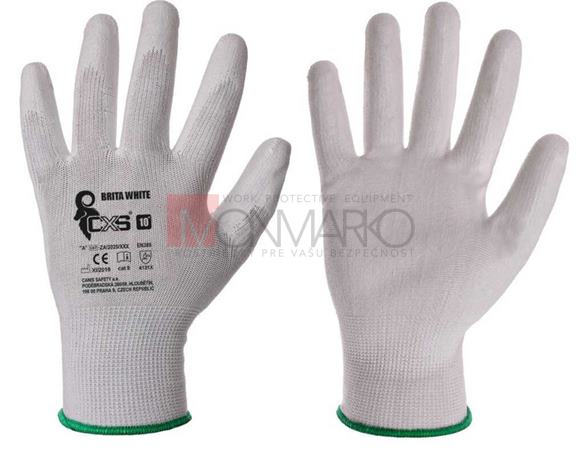 Rukavice BRITA WHITE