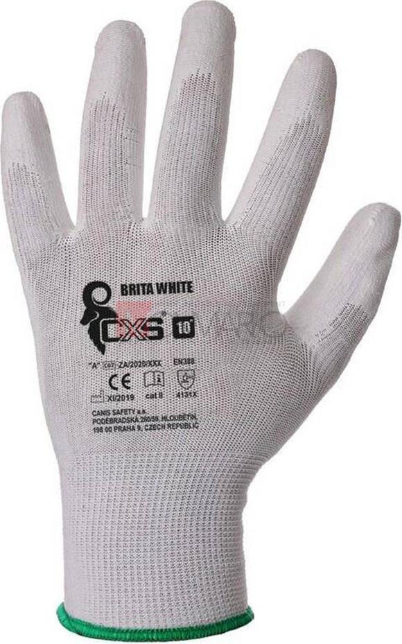Rukavice BRITA WHITE