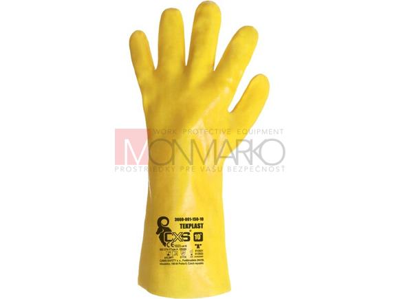 Kyselinovzdorné rukavice TEKPLAST