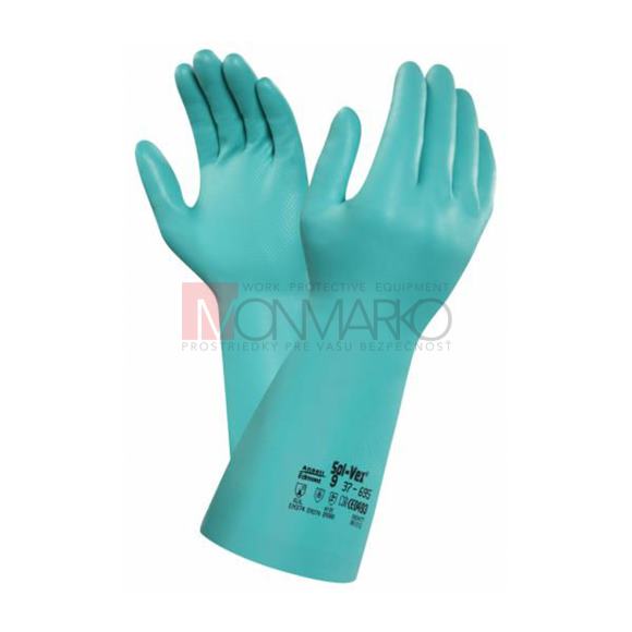 Chemické rukavice ANSELL SOL-VEX 37-695